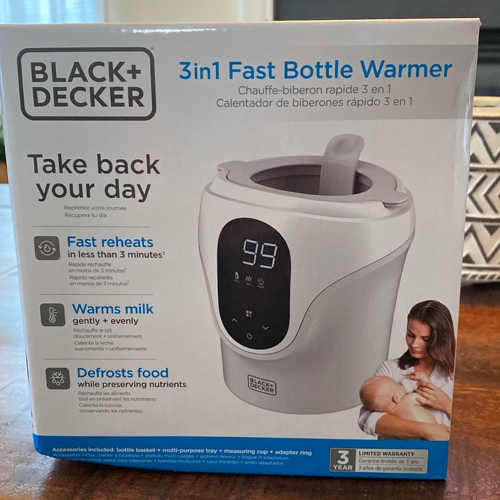 Black & Decker 3in1 Fast Bottle Warmer